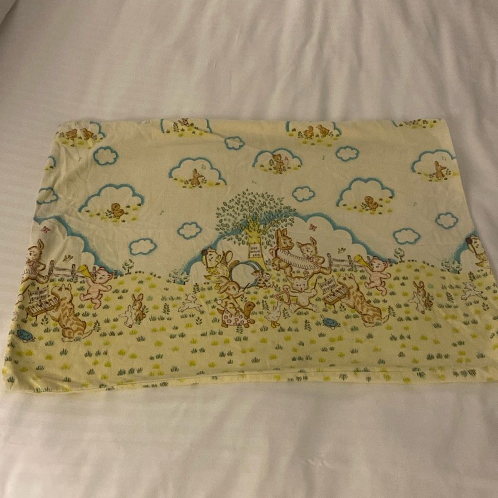 Vintage Dundee Yellow Nursery Standard Pillow Case